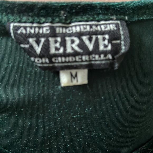 Medium green velvet shirt - Picture 3 of 3